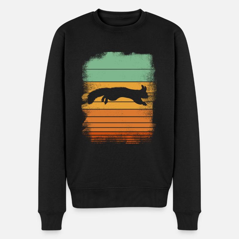 Écureuils - Pull Premium bio Homme - noir