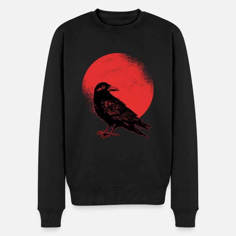 Corbeau - Pull Premium bio Homme - noir