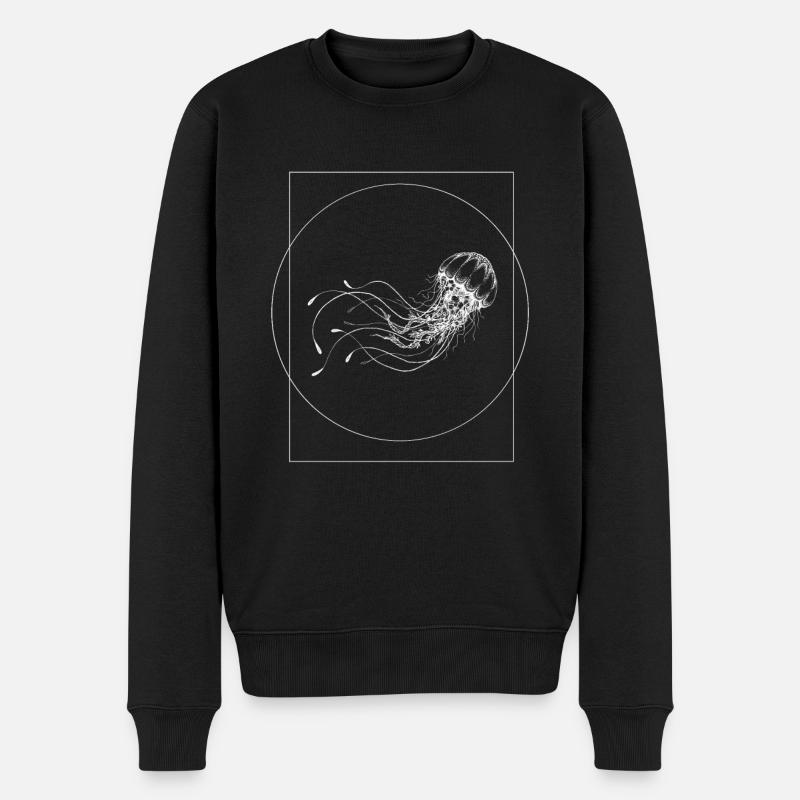 La méduse - Pull Premium bio Homme - noir