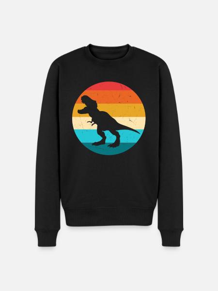 T-Rex - Men's Premium Organic Jumper - black