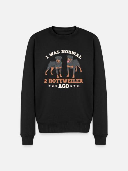 Rottweiler dog lover - Men's Premium Organic Jumper - black