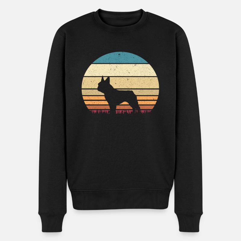 Bulldog français - Pull Premium bio Homme - noir