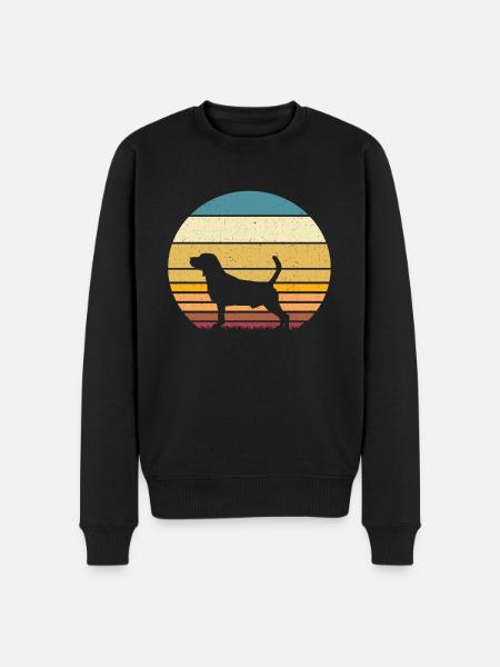 Beagle - Pull Premium bio Homme - noir