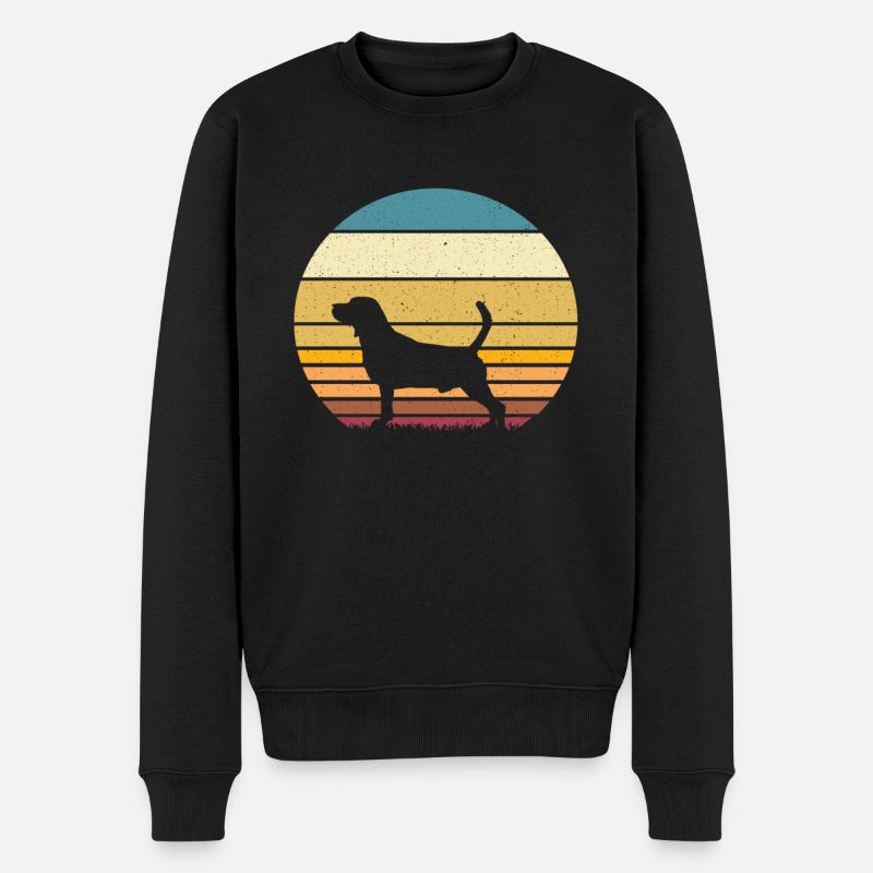 Beagle - Pull Premium bio Homme - noir