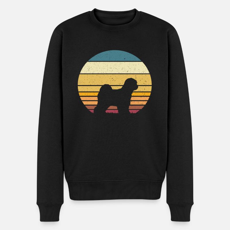 Terriers tibétains - Pull Premium bio Homme - noir