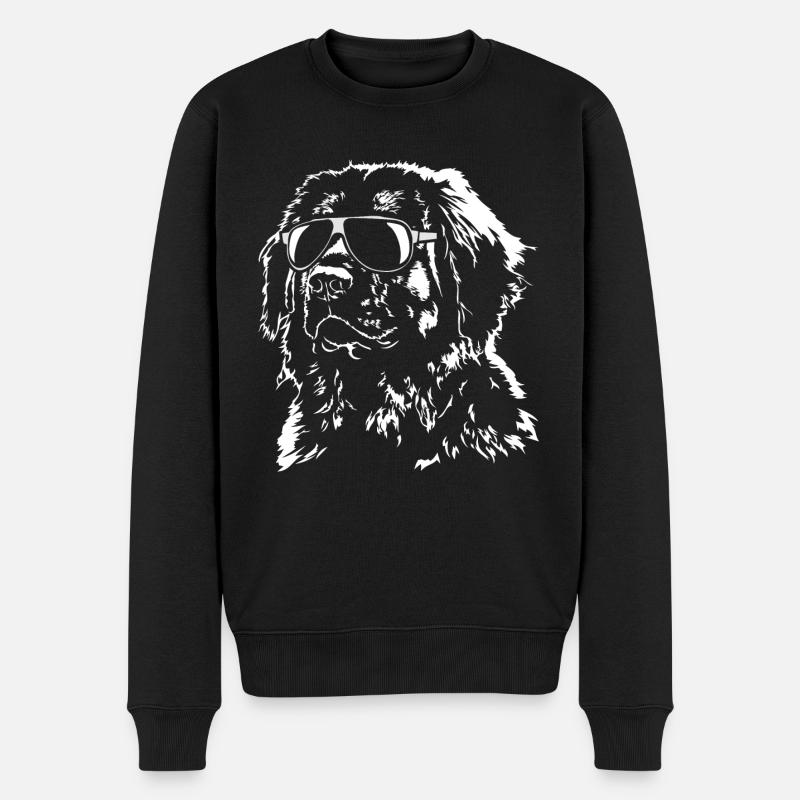 Leonberger cool lunettes de soleil chiens Wilsigns - Pull Premium bio Homme - noir
