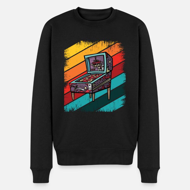 Flipper Automat - Pull Premium bio Homme - noir
