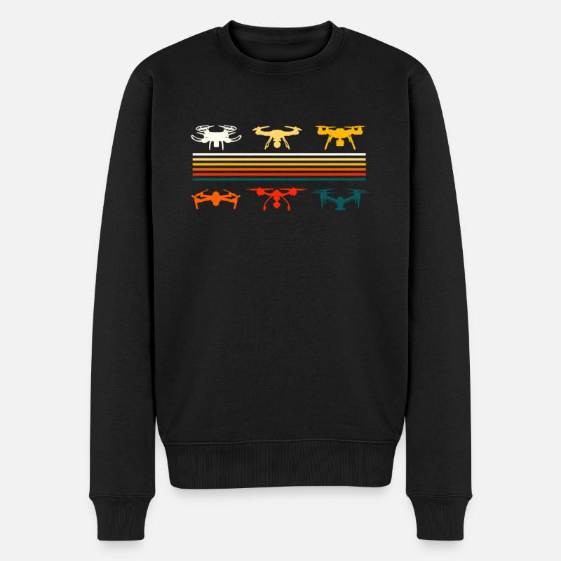 Drone - Pull Premium bio Homme - noir