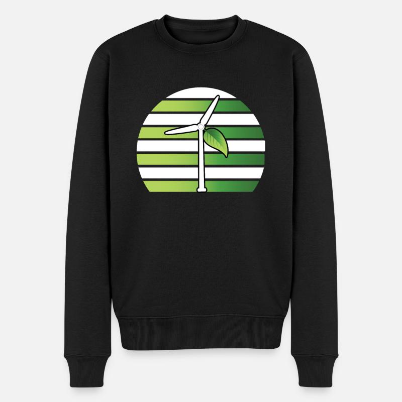 Éoliennes - Pull Premium bio Homme - noir
