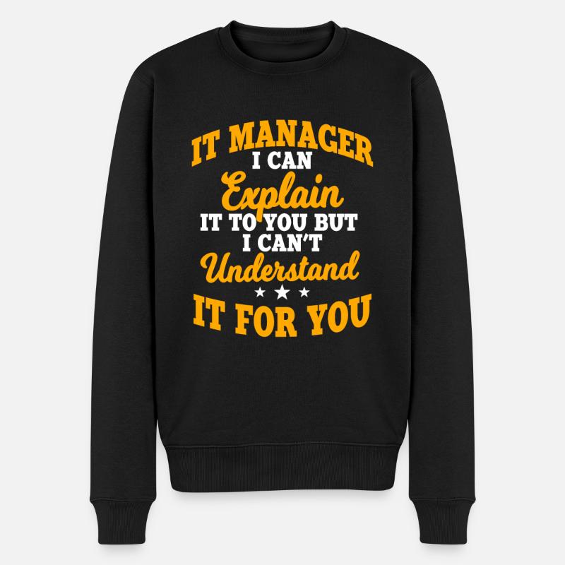 IT Manager - Pull Premium bio Homme - noir