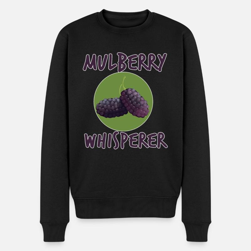 Mûres Murmures Cadeau - Pull Premium bio Homme - noir