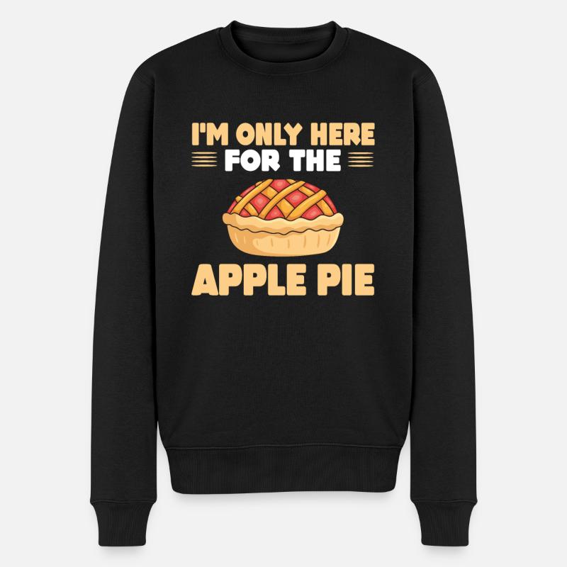 Tarte aux pommes - Pull Premium bio Homme - noir