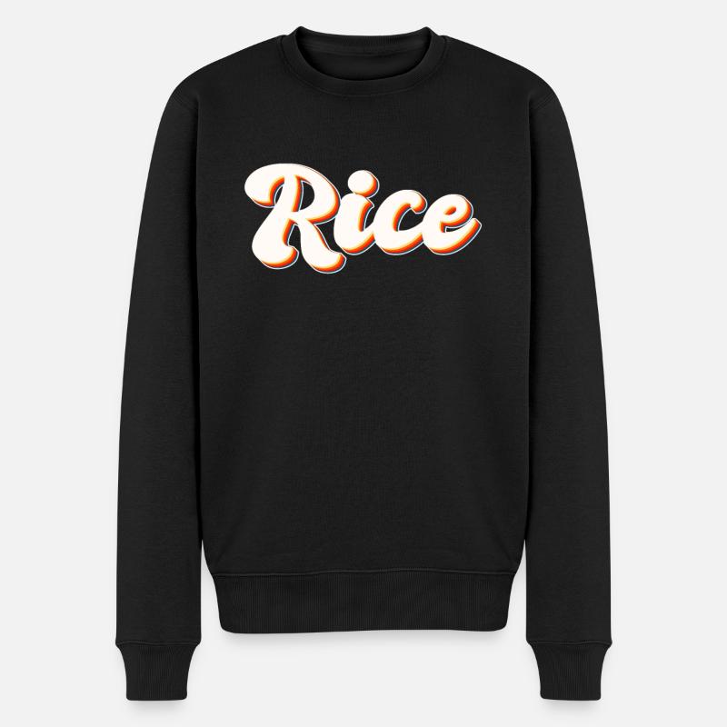 Riz - Pull Premium bio Homme - noir