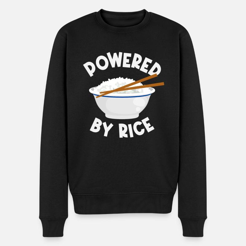 Reis - Männer Premium Bio Pullover - Schwarz