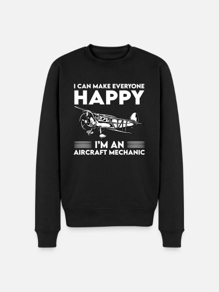 Mécanicien d’aéronefs - Pull Premium bio Homme - noir