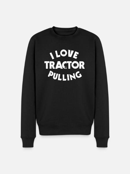 Tractor Pulling - Men's Premium Organic Jumper - black