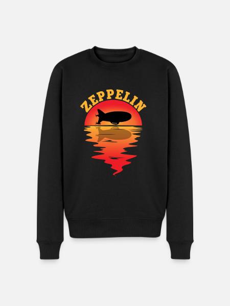 Zeppelin - Pull Premium bio Homme - noir
