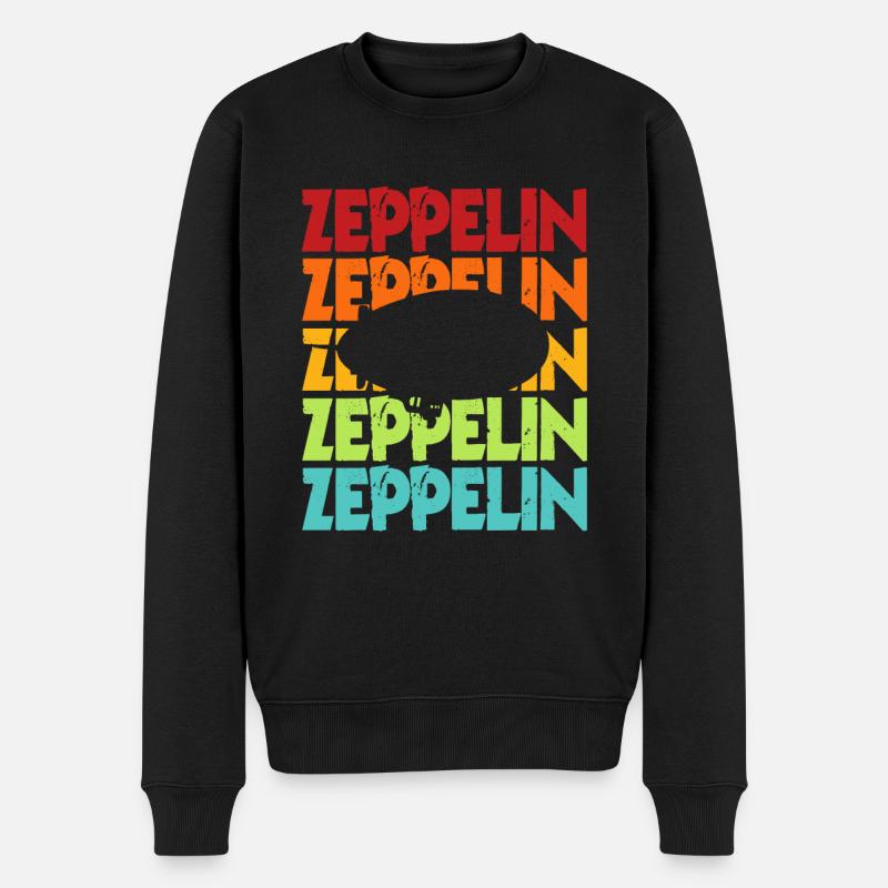 Zeppelin - Pull Premium bio Homme - noir