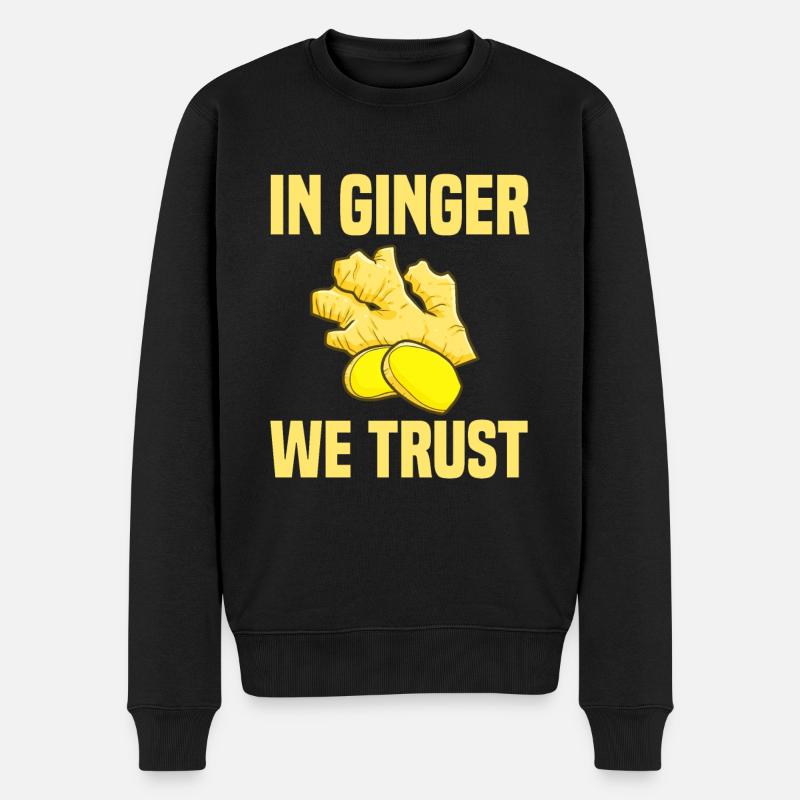 Gingembre - Pull Premium bio Homme - noir