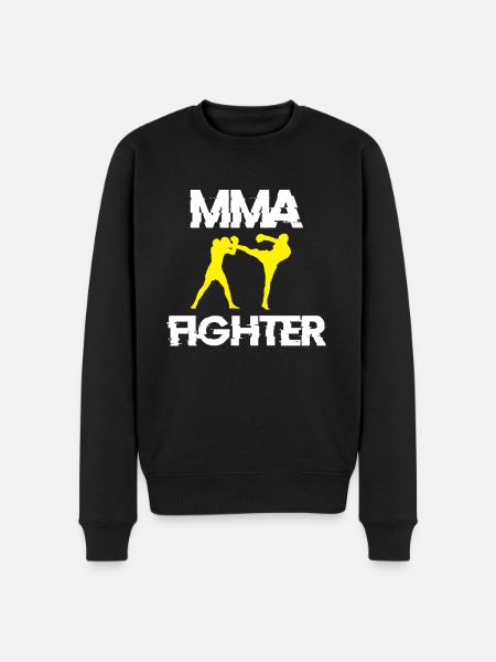 MMA Fighter - Men's Premium Organic Jumper - black