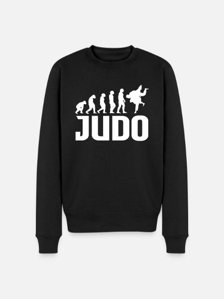 Évolution du judo - Pull Premium bio Homme - noir