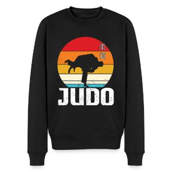 Idée cadeau Judo - Pull Premium bio Homme - noir - Devant - Nico (187cm)