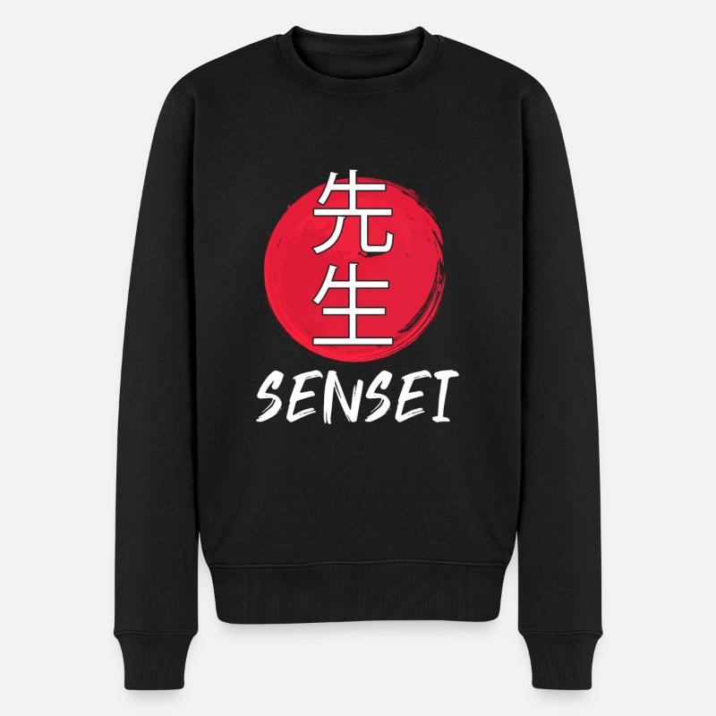 Sensei - Pull Premium bio Homme - noir