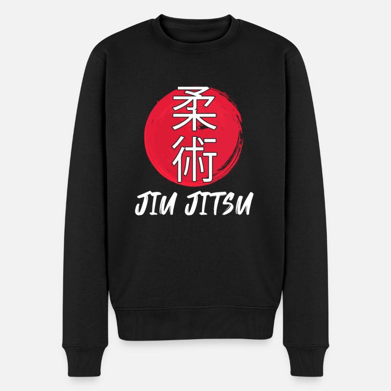 Jiu Jitsu - Pull Premium bio Homme - noir