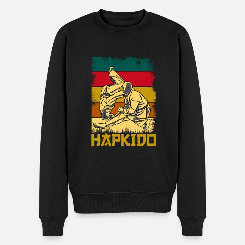 Hapkido - Pull Premium bio Homme - noir