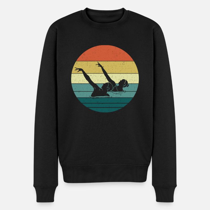 Natation synchronisée - Pull Premium bio Homme - noir