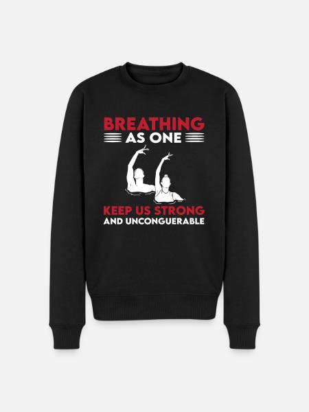 Synchronized Swimming Gift - Men's Premium Organic Jumper - black