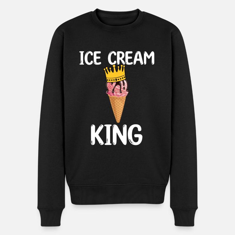 Roi des glaces - Pull Premium bio Homme - noir