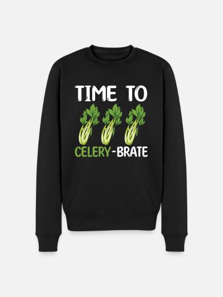 Celery Gift - Men's Premium Organic Jumper - black