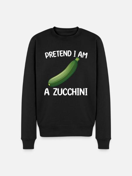 Zucchini Halloween - Men's Premium Organic Jumper - black
