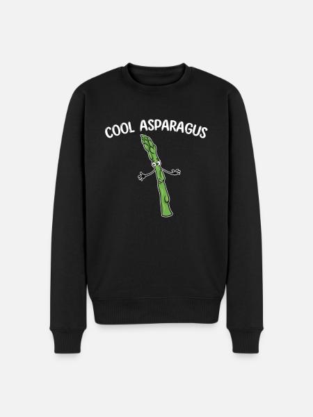 Cool Asparagus T-Shirt - Men's Premium Organic Jumper - black