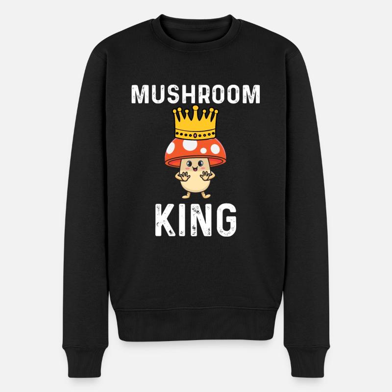 Roi champignon - Pull Premium bio Homme - noir