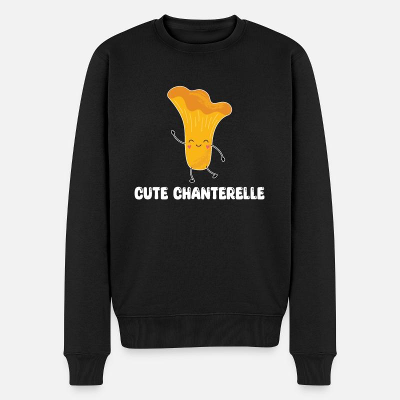 Chanterelle mignonne - Pull Premium bio Homme - noir