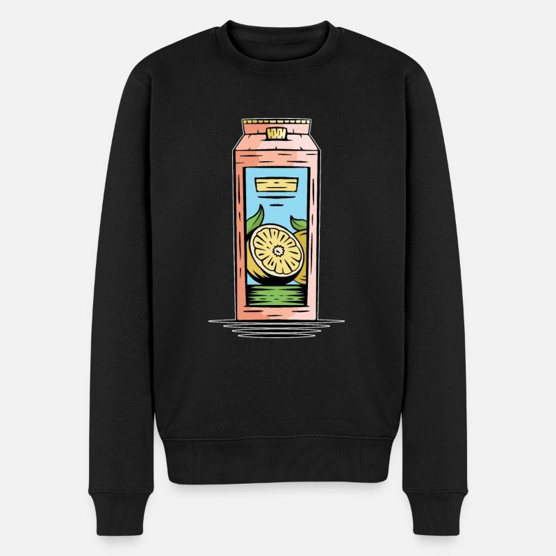 Jus d'orange - Pull Premium bio Homme - noir