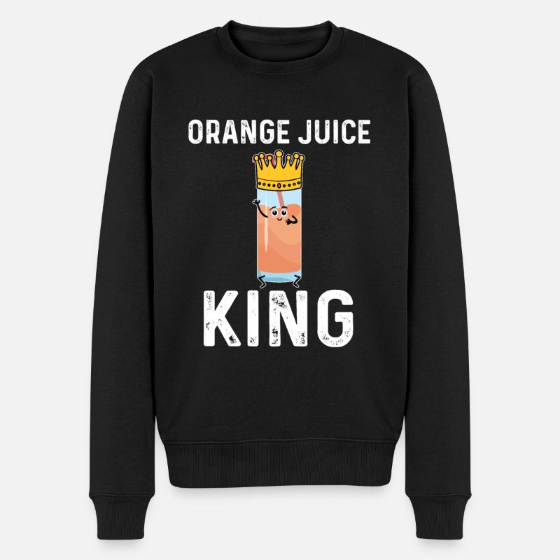 Jus d’orange King - Pull Premium bio Homme - noir