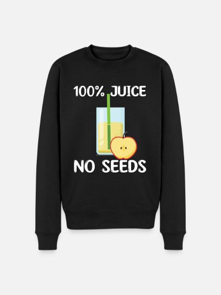 Apple juice - Men's Premium Organic Jumper - black