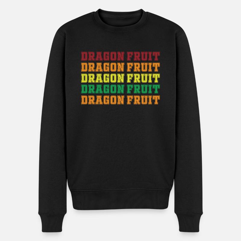 Drachenfrucht - Männer Premium Bio Pullover - Schwarz