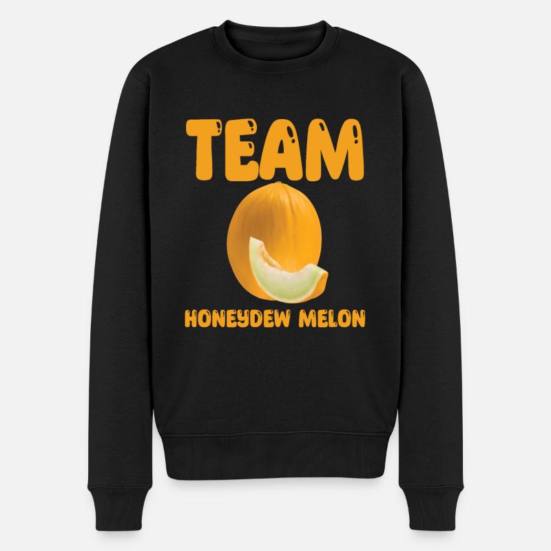 Team Honigmelone - Männer Premium Bio Pullover - Schwarz