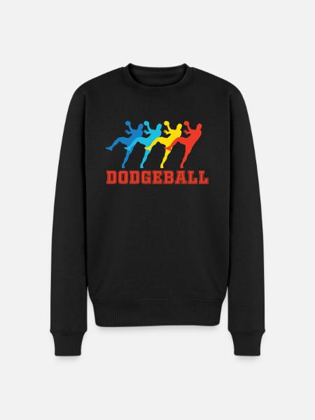 Dodgeball - Men's Premium Organic Jumper - black