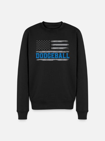 Dodgeball États-Unis - Pull Premium bio Homme - noir