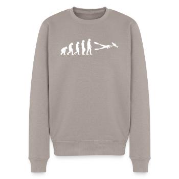 Spearfishing Evolution - Men's Premium Organic Jumper - taupe - Front - Nico (187cm)