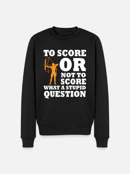 Archery Gift - Men's Premium Organic Jumper - black