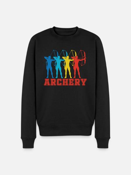 Archery - Men's Premium Organic Jumper - black