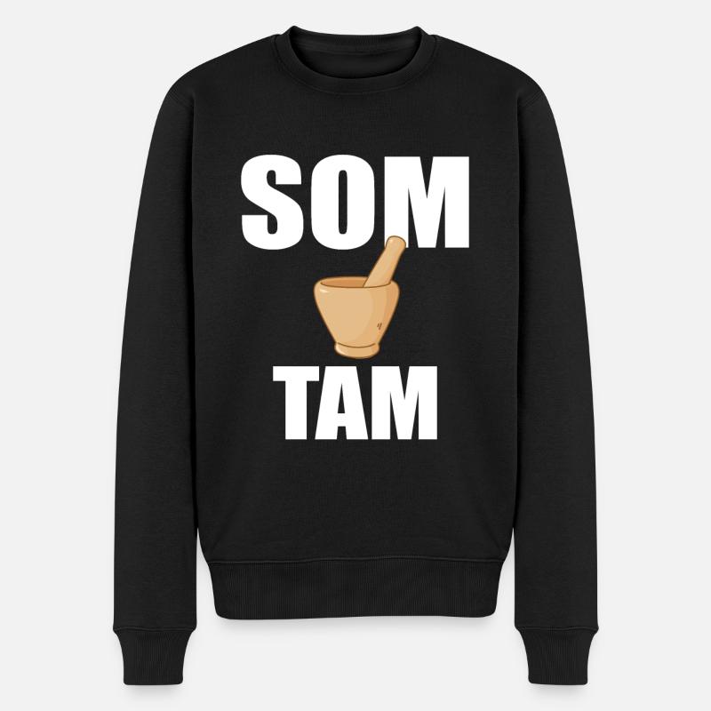 Som Tam - Pull Premium bio Homme - noir