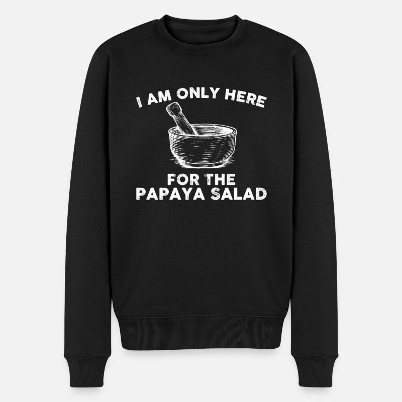 Salade de papaye - Pull Premium bio Homme - noir