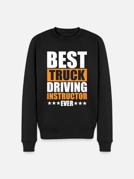 Best Truck Driving Instructor - Men's Premium Organic Jumper - black